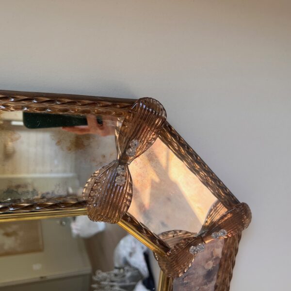 Italian Venetian Bow Mirror - Image 4
